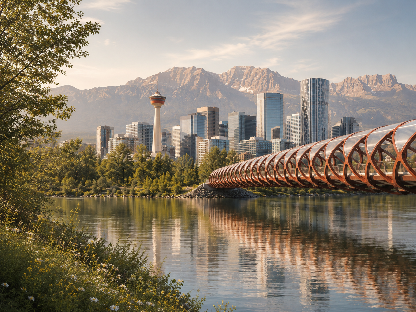 Calgary Skyline - Manna Cake